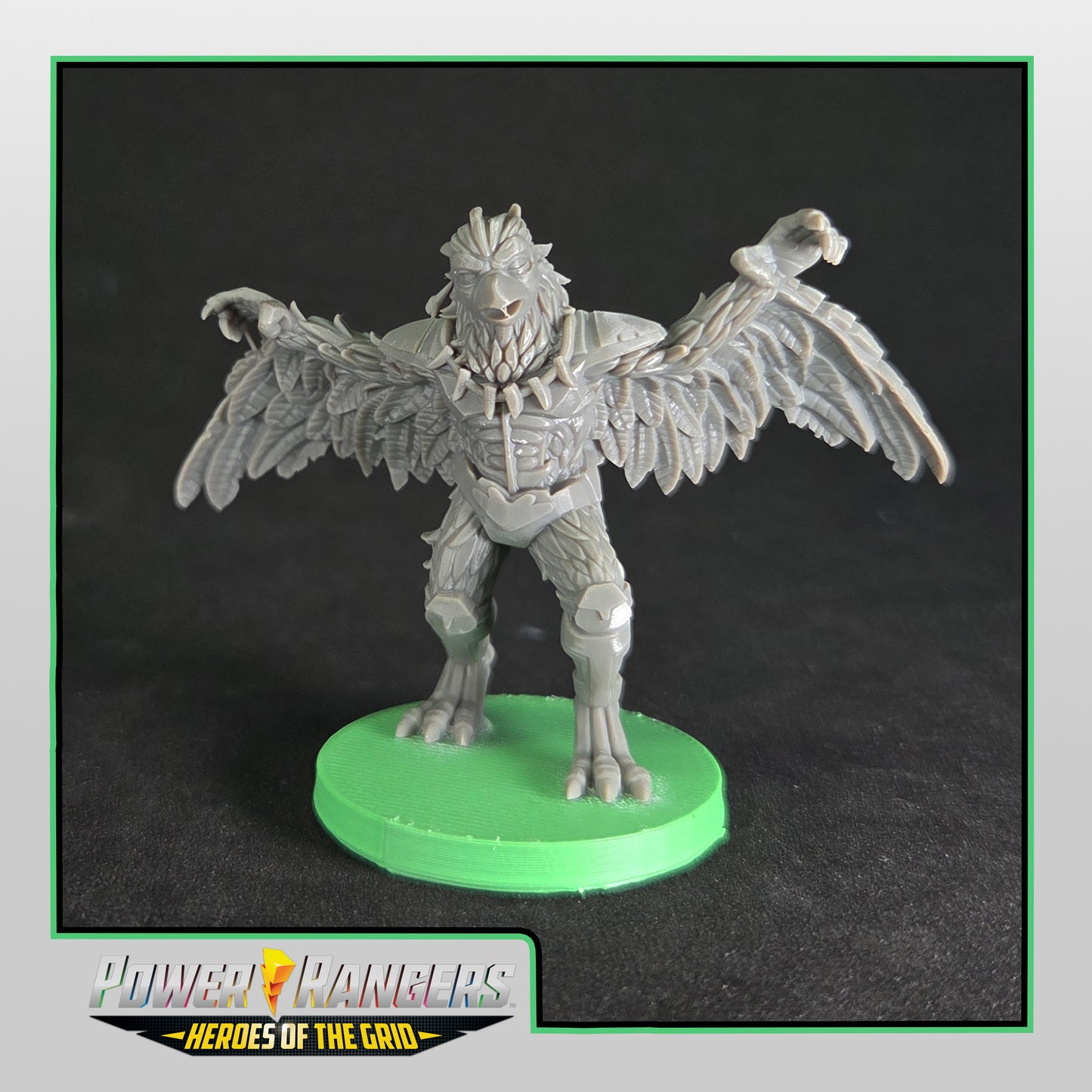 Power Rangers Heroes of the Grid - Tenga Warrior | Epic Scale 50mm Miniature Tabletop Gaming