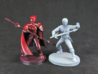 Power Rangers Heroes of the Grid - Tyrannosaurus Sentries / Sentry | Epic Scale 50mm Miniature Tabletop Gaming
