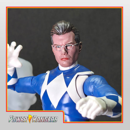 BOOM! Comics Mighty Morphin Power Rangers - The Return - Billy Cranston Headsculpt | Lightning Collection Accessory | 3D Printed