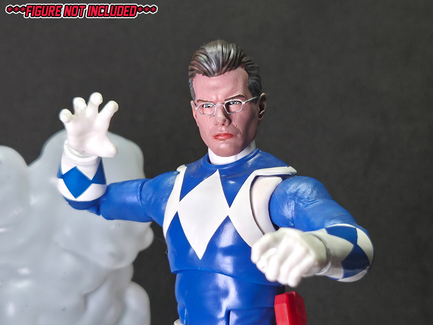 BOOM! Comics Mighty Morphin Power Rangers - The Return - Billy Cranston Headsculpt | Lightning Collection Accessory | 3D Printed