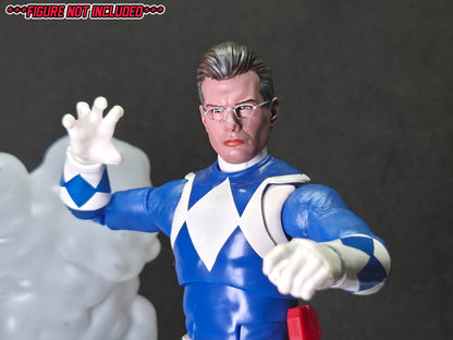 BOOM! Comics Mighty Morphin Power Rangers - The Return - Billy Cranston Headsculpt | Lightning Collection Accessory | 3D Printed