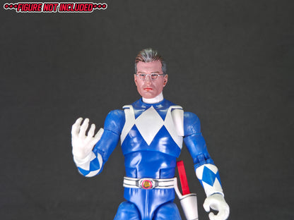 BOOM! Comics Mighty Morphin Power Rangers - The Return - Billy Cranston Headsculpt | Lightning Collection Accessory | 3D Printed