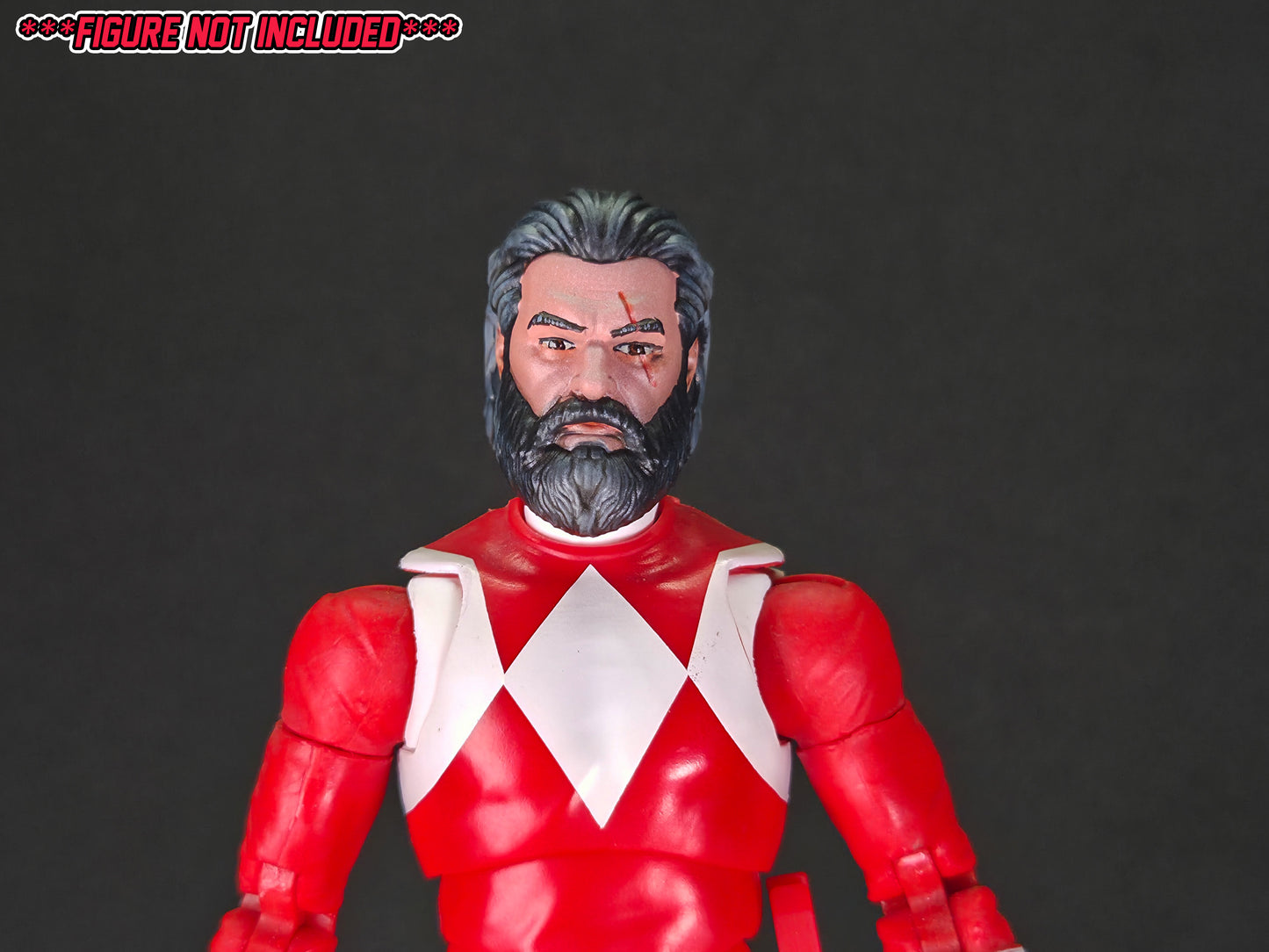 BOOM! Comics Mighty Morphin Power Rangers - The Return - Jason Lee Scott Headsculpt | Lightning Collection Accessory | 3D Printed