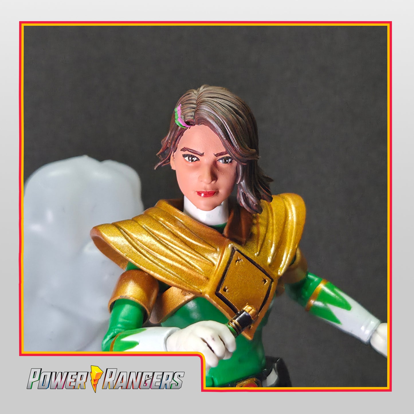 BOOM! Comics Mighty Morphin Power Rangers - The Return - Olivia Hart Headsculpt | Lightning Collection Accessory | 3D Printed