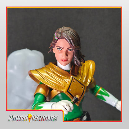BOOM! Comics Mighty Morphin Power Rangers - The Return - Olivia Hart Headsculpt | Lightning Collection Accessory | 3D Printed