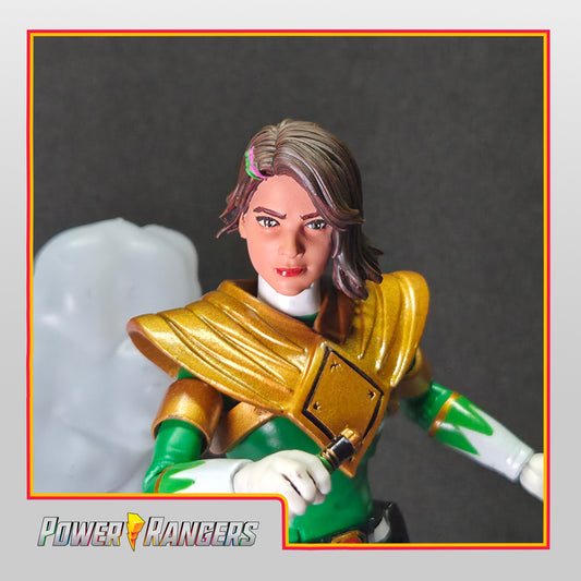 BOOM! Comics Mighty Morphin Power Rangers - The Return - Olivia Hart Headsculpt | Lightning Collection Accessory | 3D Printed