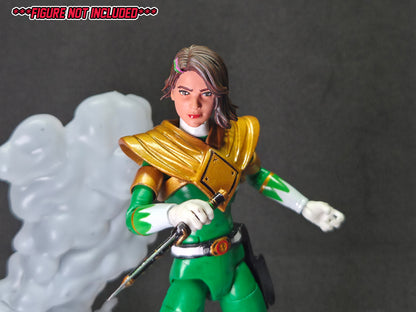 BOOM! Comics Mighty Morphin Power Rangers - The Return - Olivia Hart Headsculpt | Lightning Collection Accessory | 3D Printed