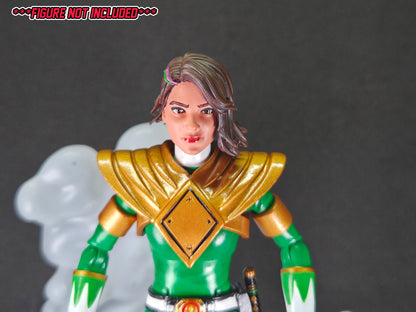 BOOM! Comics Mighty Morphin Power Rangers - The Return - Olivia Hart Headsculpt | Lightning Collection Accessory | 3D Printed