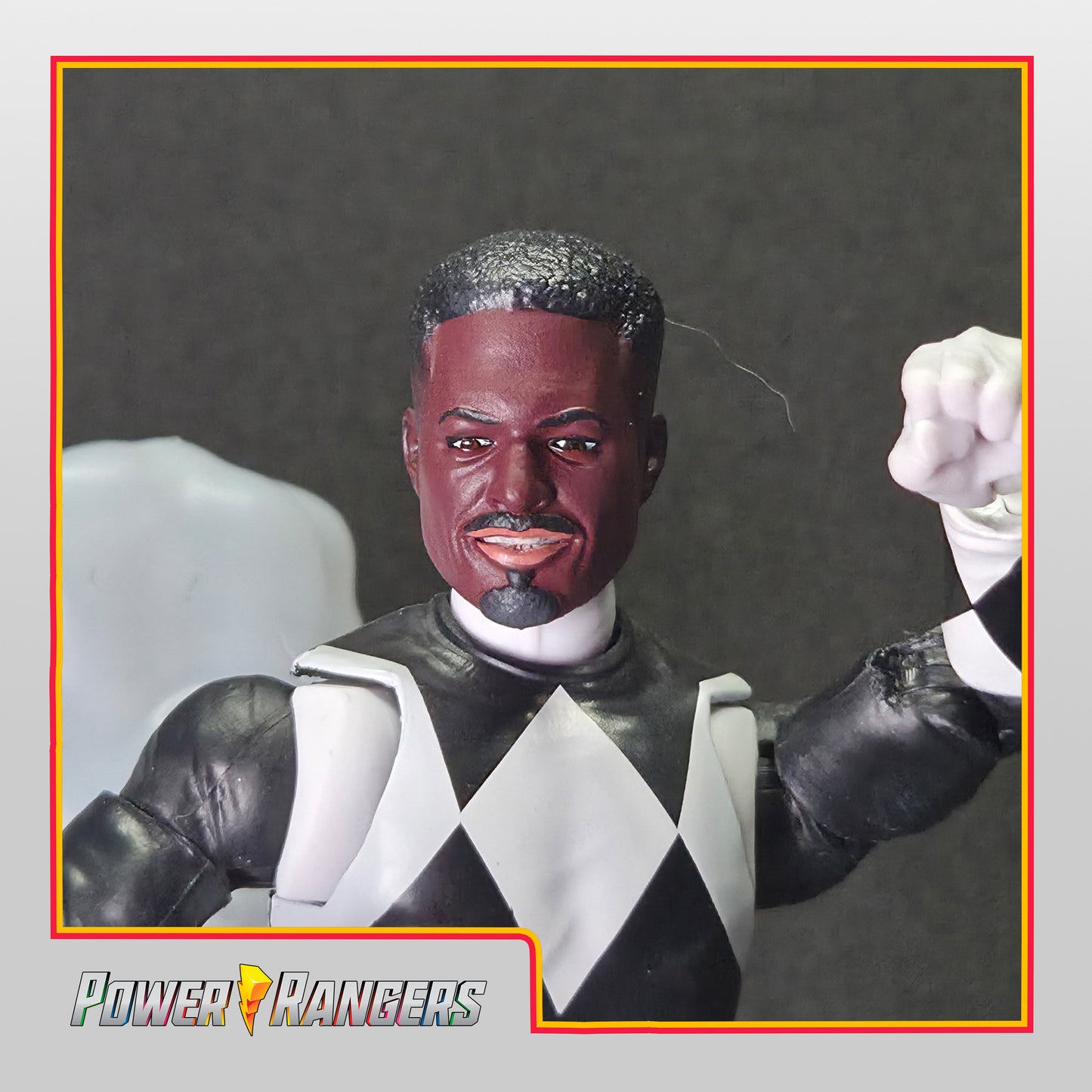 BOOM! Comics Mighty Morphin Power Rangers - The Return - Zack Taylor Headsculpt | Lightning Collection Accessory | 3D Printed