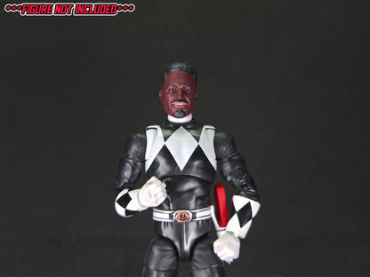 BOOM! Comics Mighty Morphin Power Rangers - The Return - Zack Taylor Headsculpt | Lightning Collection Accessory | 3D Printed