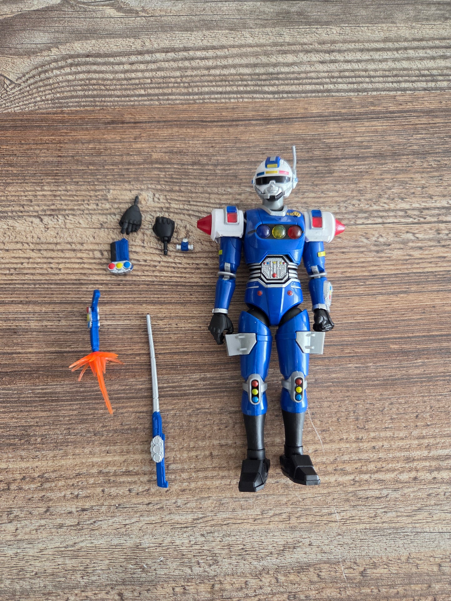 Power Rangers Lighting Collection - Turbo Blue Centurion