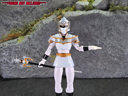 Power Rangers Mystic Force - White Mystic Ranger /  Mahou Sentai Magiranger - MagiMother Conversion Kit | Lightning Collection Accessories