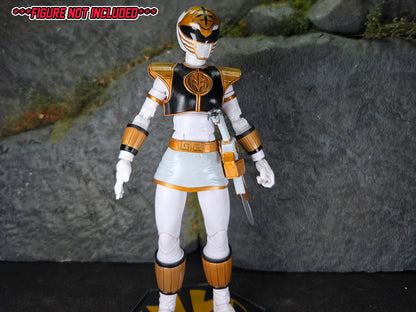 Mighty Morphin Power Rangers - The Return - Female White Ranger | Conversion Kit | Lightning Collection Accessories