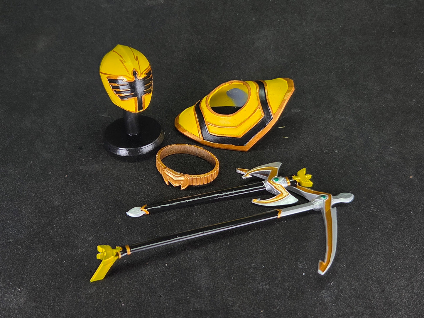 Power Rangers Mystic Force - Yellow Mystic Ranger /  Mahou Sentai Magiranger - MagiYellow Conversion Kit | Lightning Collection Accessories