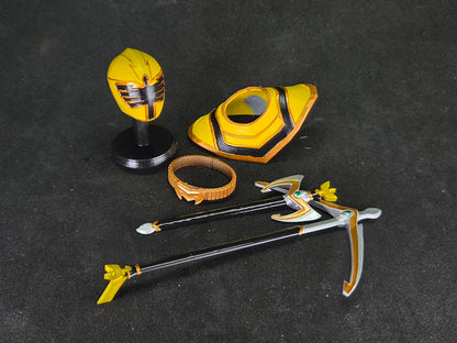 Power Rangers Mystic Force - Yellow Mystic Ranger /  Mahou Sentai Magiranger - MagiYellow Conversion Kit | Lightning Collection Accessories