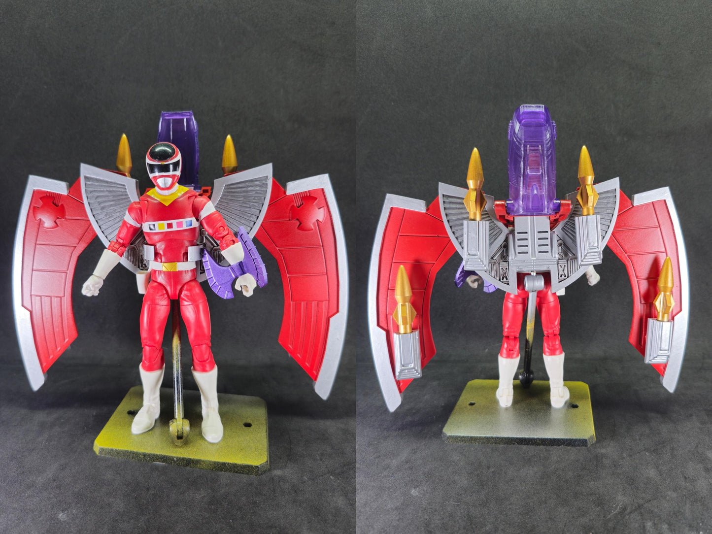Power Rangers In Space - Red Battlized Armor Battlizer | Lightning Collection Accessories | 3D Printed