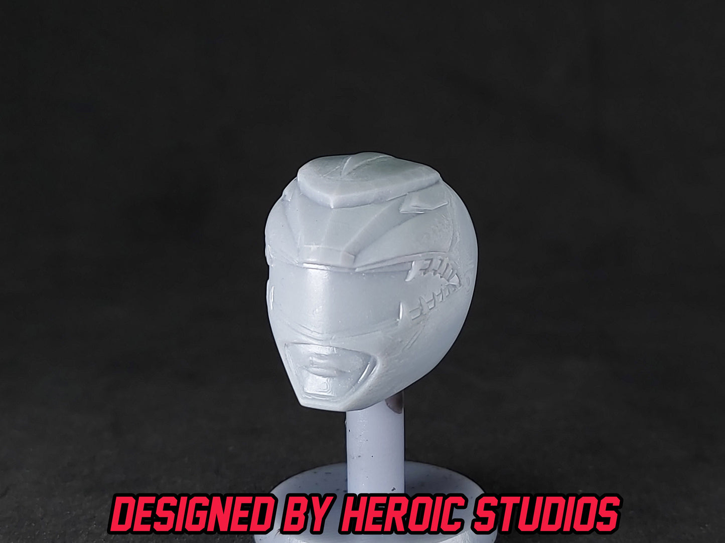 Red Dragon Thunderzord Helmet | Lightning Collection Accesory | 3D Printed | Created by Heroic Studios