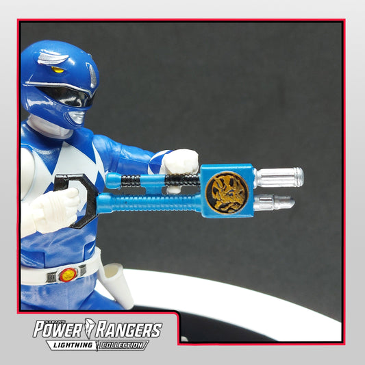 Mighty Morphin Power Rangers - Anti-Sonic Foam Gun - Lightning Collection Accessories