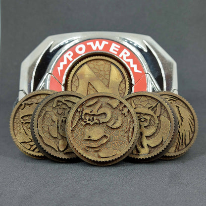Power Rangers Ninjetti - MMPR Movie Power Coins [Legacy Morpher - Lightning Collection Morpher - Classic 1993 Morpher]
