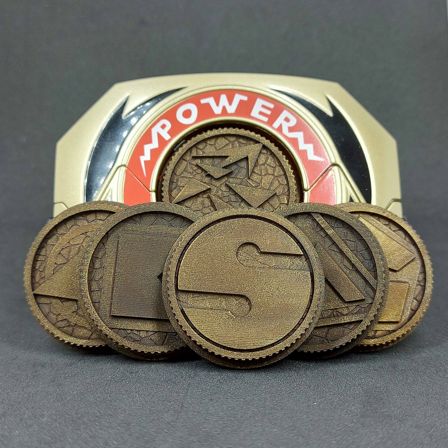 Power Rangers Alien Ranger - Ninja Sentai Kakuranger Power Coins [Legacy Morpher - Lightning Collection Morpher - Classic 1993 Morpher]