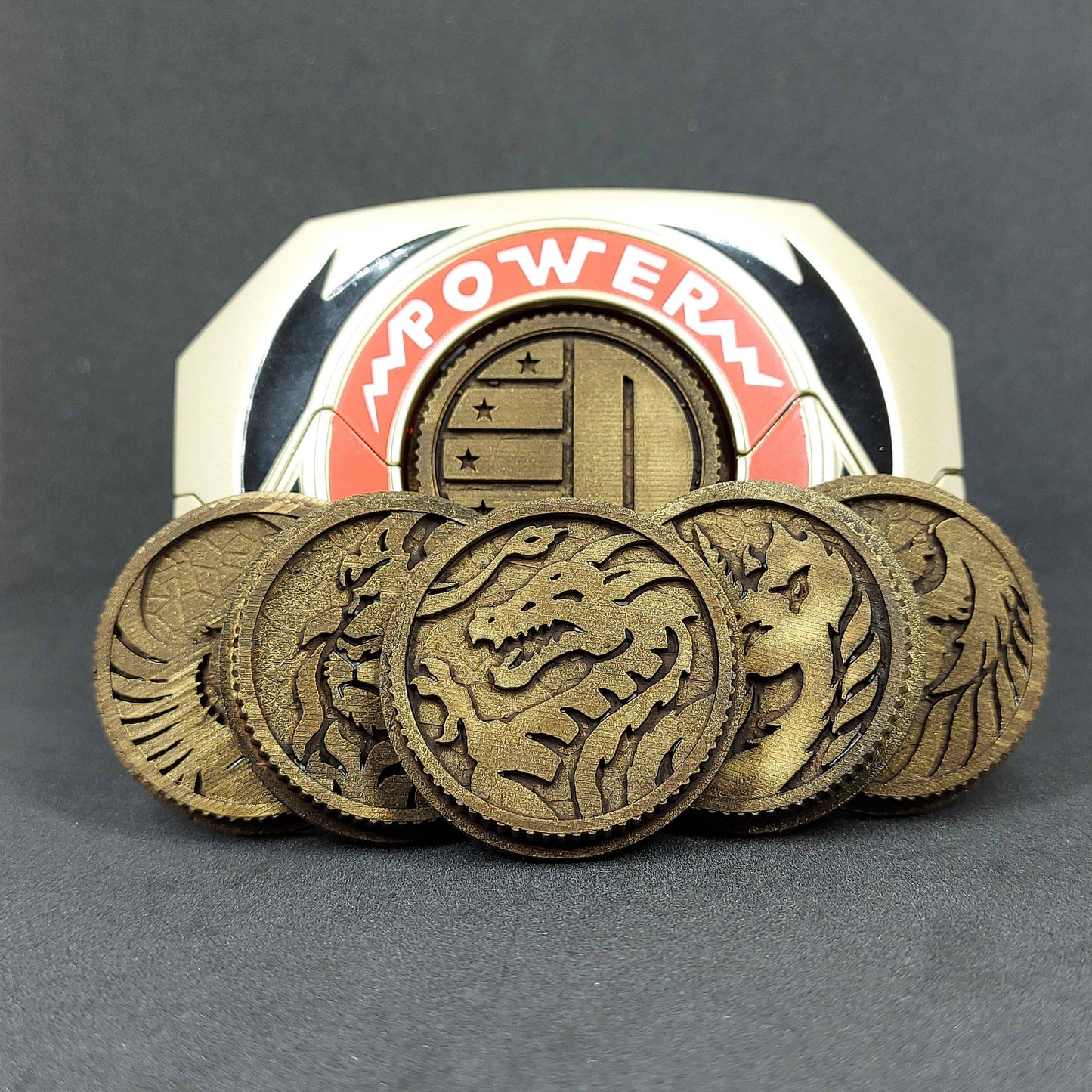 Power Rangers Thunderzords - Gosei Sentai Dairanger Power Coins [Legacy Morpher - Lightning Collection Morpher - Classic 1993 Morpher]