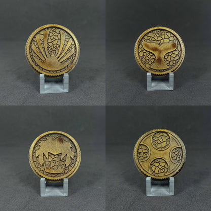 Power Rangers Ninja Storm - Ninpuu Sentai Hurricaneger Power Coins [Legacy Morpher - Lightning Collection Morpher - Classic 1993 Morpher]