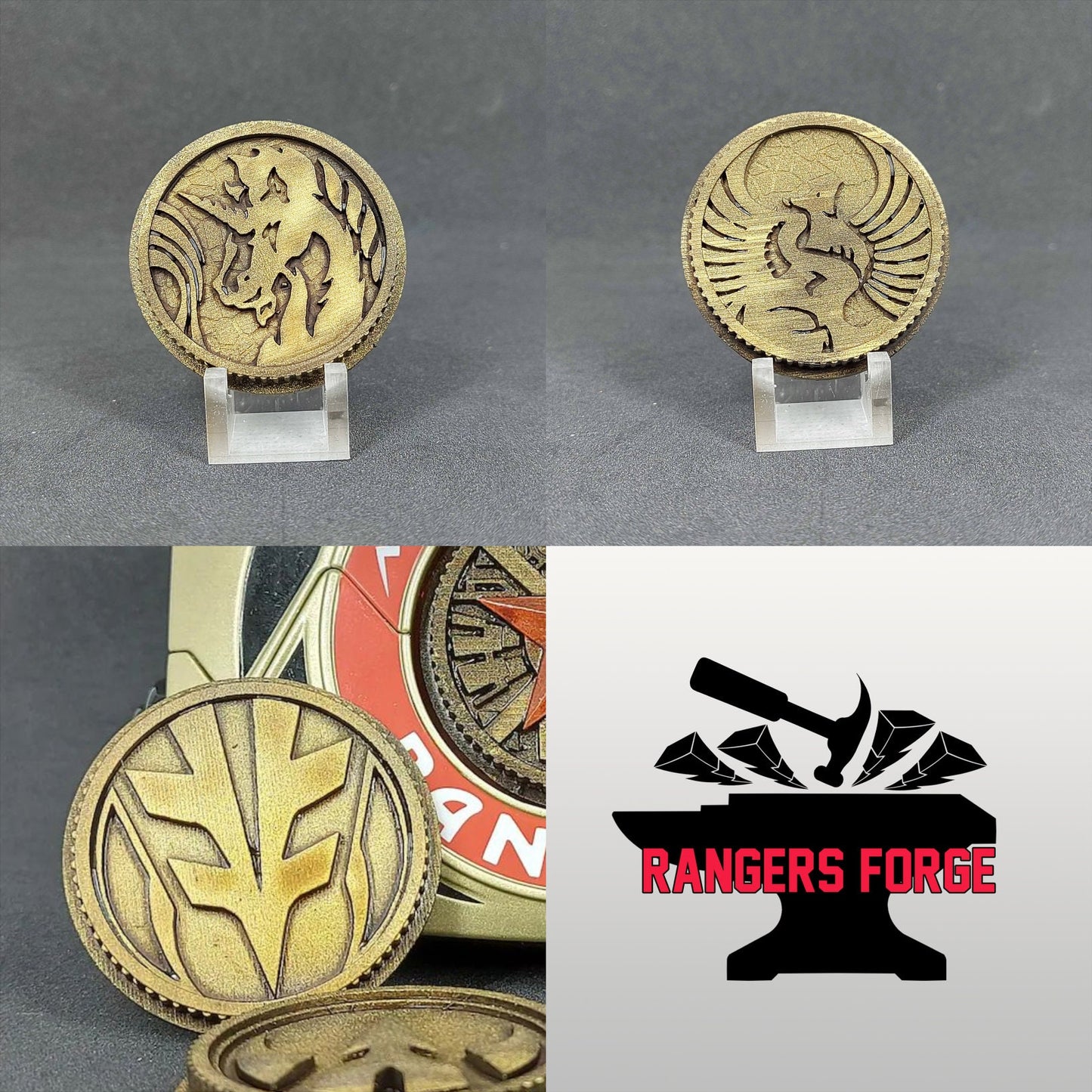 Power Rangers Thunderzords - Gosei Sentai Dairanger Power Coins [Legacy Morpher - Lightning Collection Morpher - Classic 1993 Morpher]