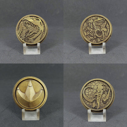 Power Rangers Dino Powers - Kyouryuu Sentai Zyuranger Power Coins [Legacy Morpher - Lightning Collection Morpher - Classic 1993 Morpher]