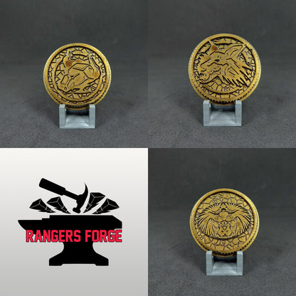 Power Rangers Wild Force - Goaranger Power Coins [Legacy Morpher - Lightning Collection Morpher - Classic 1993 Morpher]