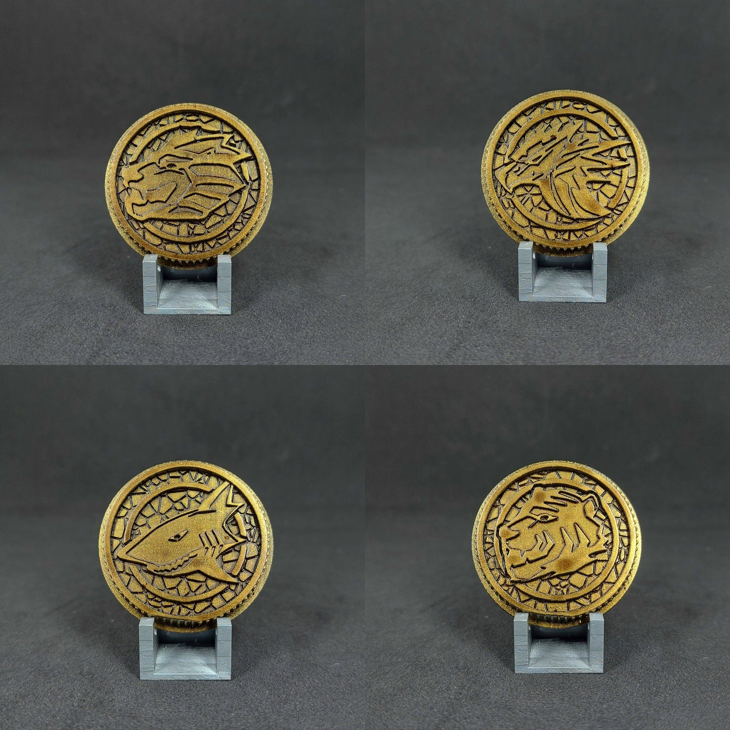 Power Rangers Wild Force - Goaranger Power Coins [Legacy Morpher - Lightning Collection Morpher - Classic 1993 Morpher]