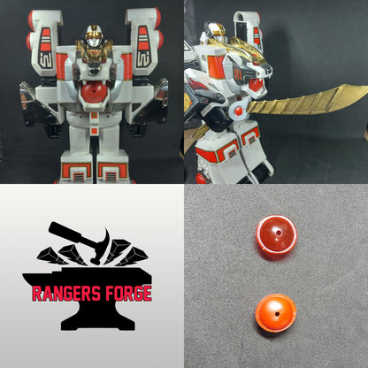 Mighty Morphin Power Rangers Deluxe White Tiger Zord 3D Printed Parts [1994]