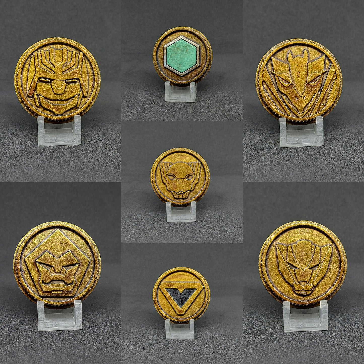 Power Rangers Lost Galaxy - Seijuu Sentai Gingaman Power Coins [Legacy Morpher - Lightning Collection Morpher - Classic 1993 Morpher]