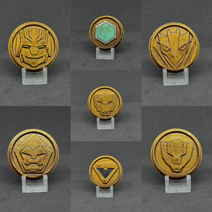 Power Rangers Lost Galaxy - Seijuu Sentai Gingaman Power Coins [Legacy Morpher - Lightning Collection Morpher - Classic 1993 Morpher]