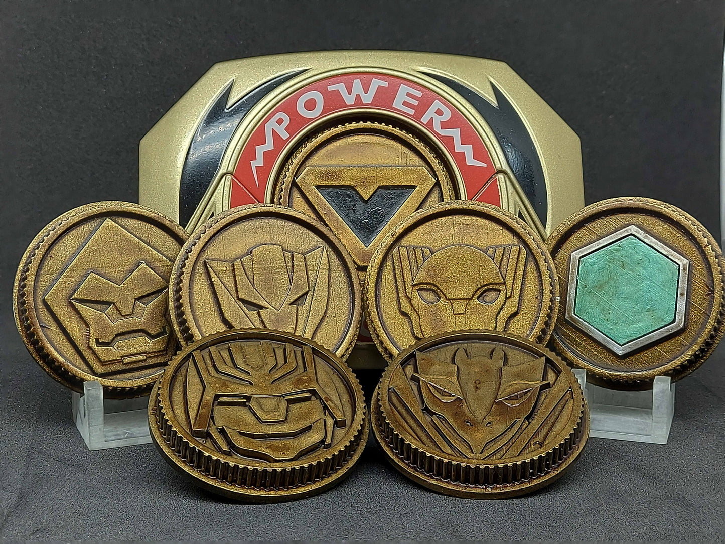 Power Rangers Lost Galaxy - Seijuu Sentai Gingaman Power Coins [Legacy Morpher - Lightning Collection Morpher - Classic 1993 Morpher]
