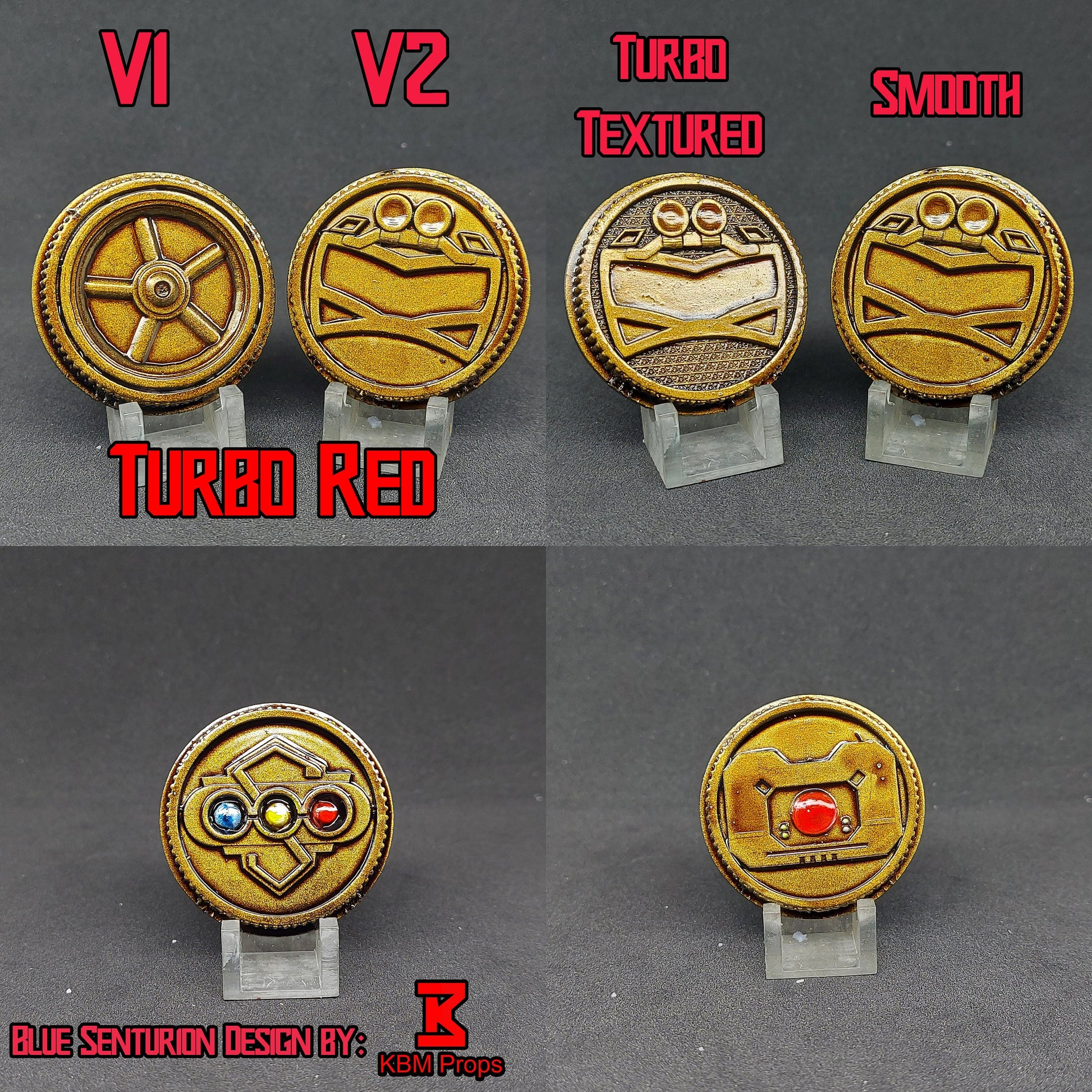 Power Rangers Turbo - Gekisou Sentai Carranger Power Coins [Legacy Morpher - Lightning Collection Morpher - Classic 1993 Morpher]