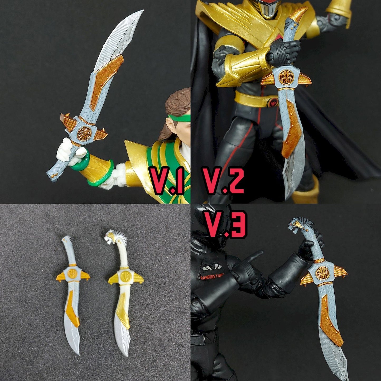Mighty Morphin Power Rangers - Saba / Headless Saba - Lightning Collection Accessories