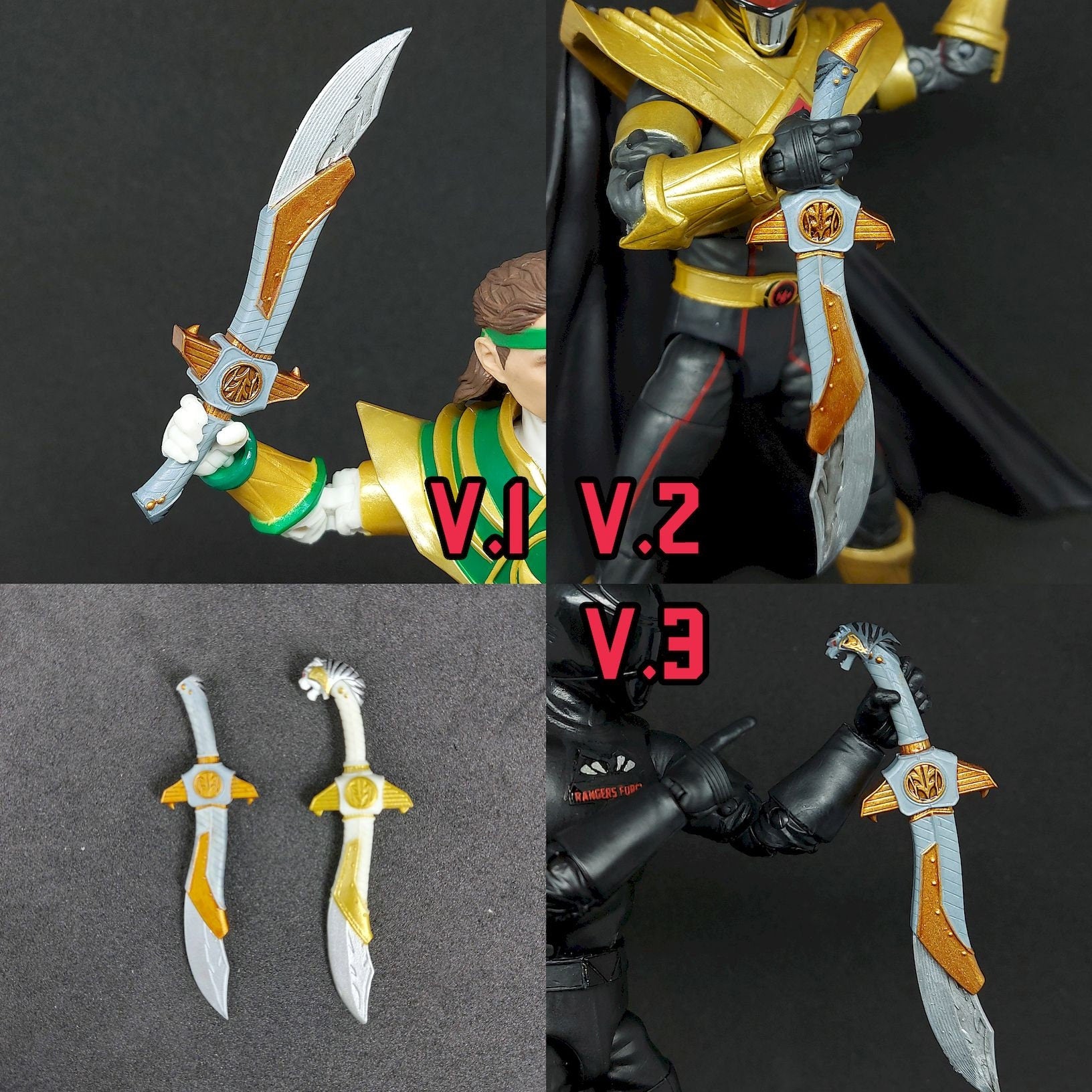 Mighty Morphin Power Rangers - Saba / Headless Saba - Lightning Collection Accessories