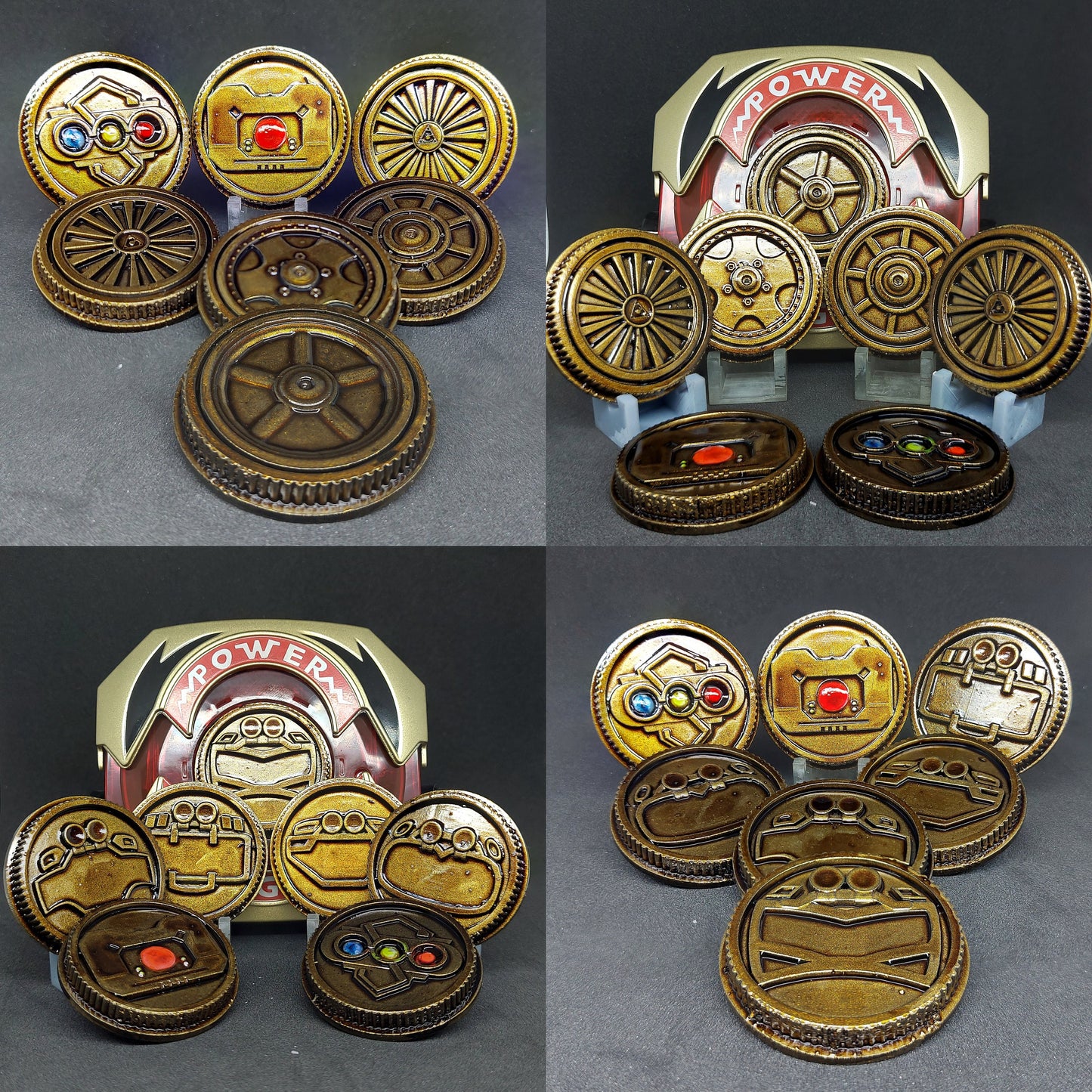 Power Rangers Turbo - Gekisou Sentai Carranger Power Coins [Legacy Morpher - Lightning Collection Morpher - Classic 1993 Morpher]