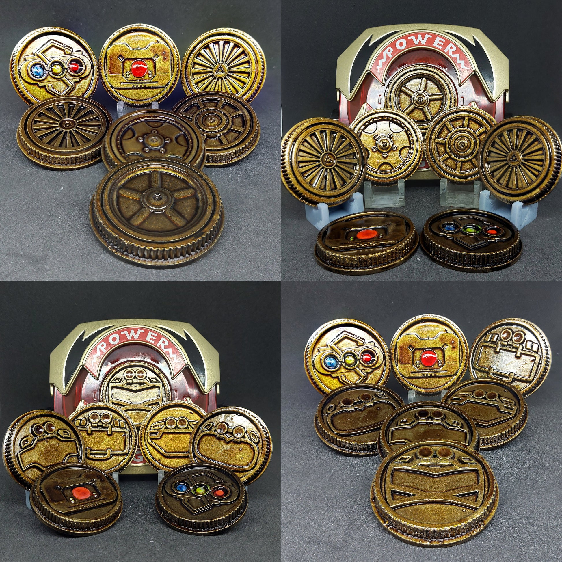 Power Rangers Turbo - Gekisou Sentai Carranger Power Coins [Legacy Morpher - Lightning Collection Morpher - Classic 1993 Morpher]
