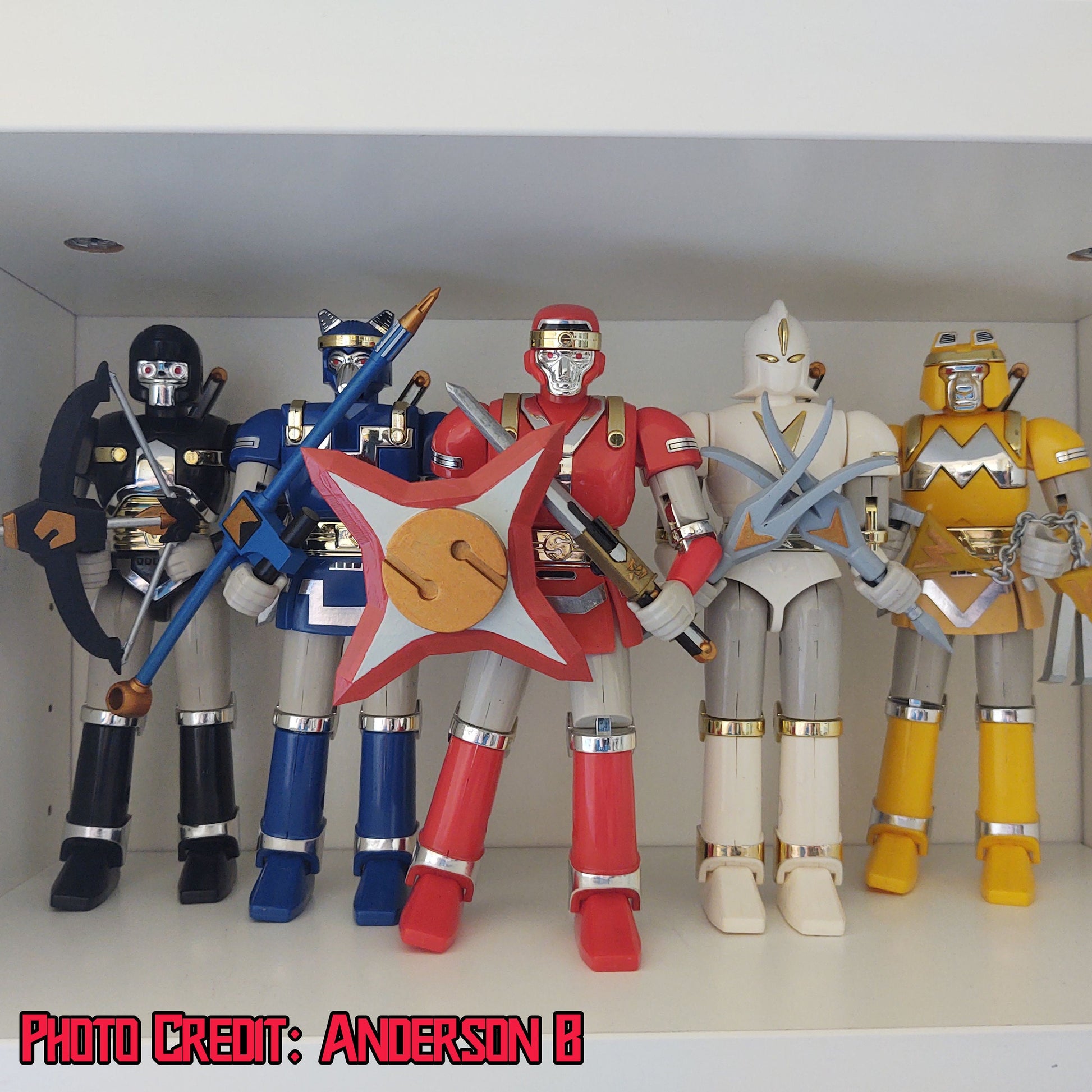 Mighty Morphin Power Rangers Battle Borgs 3D Printed Parts [1995]