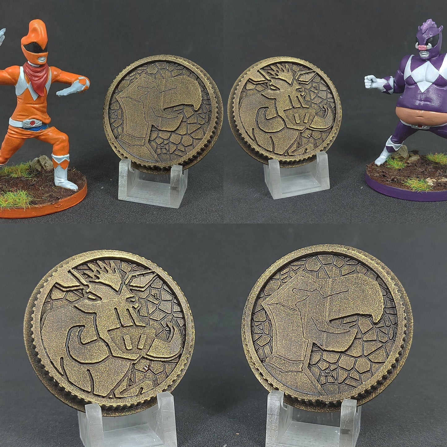 Power Rangers - Super Sentai Non-Canon / Fan / Custom Power Coins [Legacy Morpher - Lightning Collection Morpher - Classic 1993 Morpher]