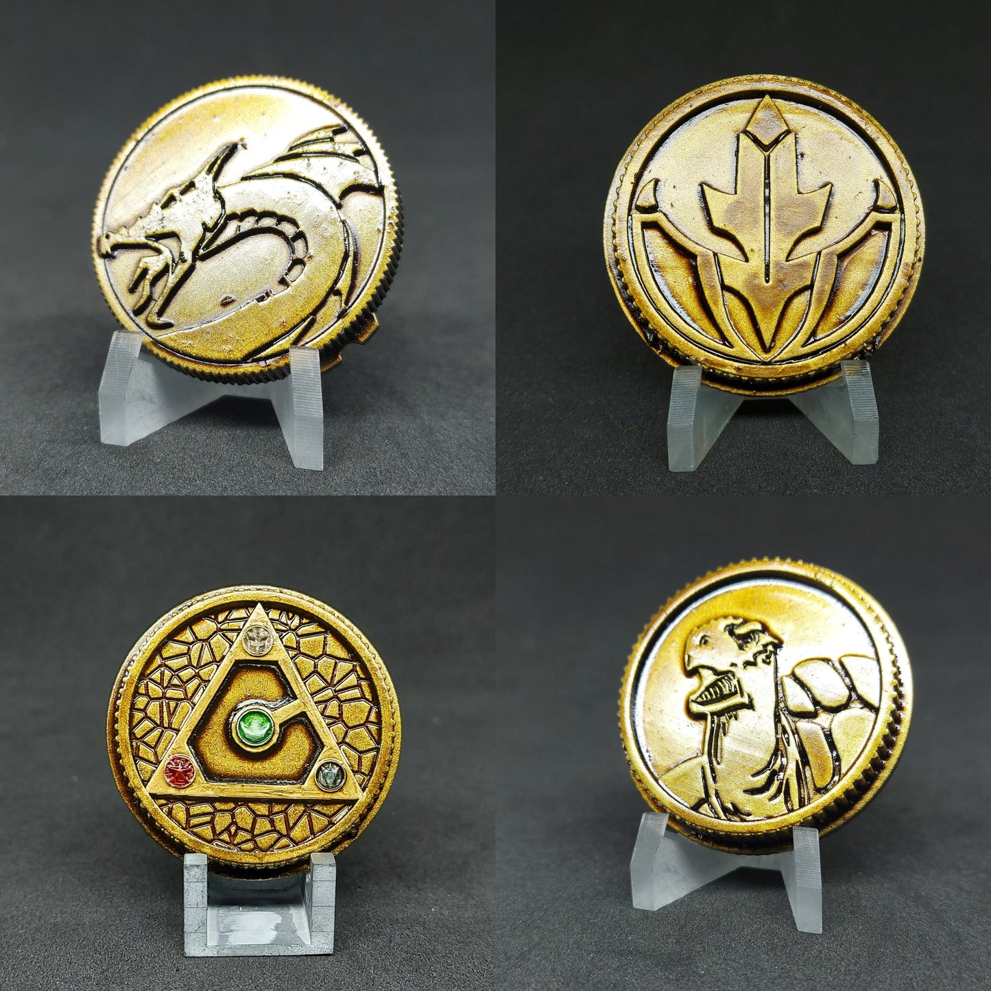 Power Rangers - Super Sentai Non-Canon / Fan / Custom Power Coins [Legacy Morpher - Lightning Collection Morpher - Classic 1993 Morpher]