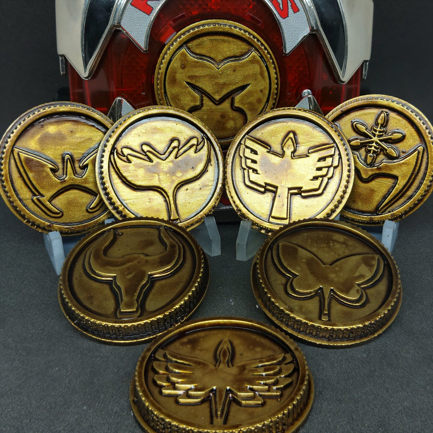 Power Rangers Mystic Force - Mahou Sentai Magiranger Power Coins [Legacy Morpher - Lightning Collection Morpher - Classic 1993 Morpher]