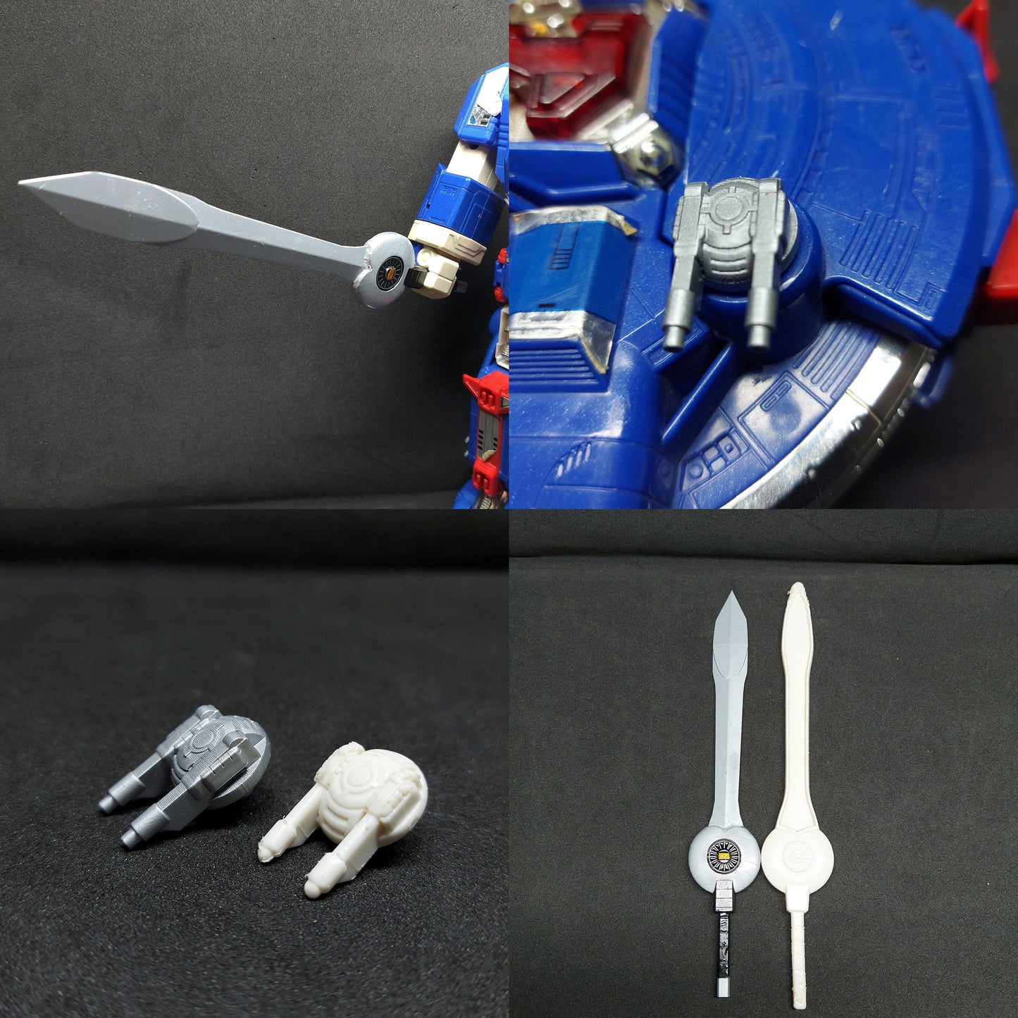 Power Rangers In Space Deluxe Astro Megazord 3D Printed Parts [1998]