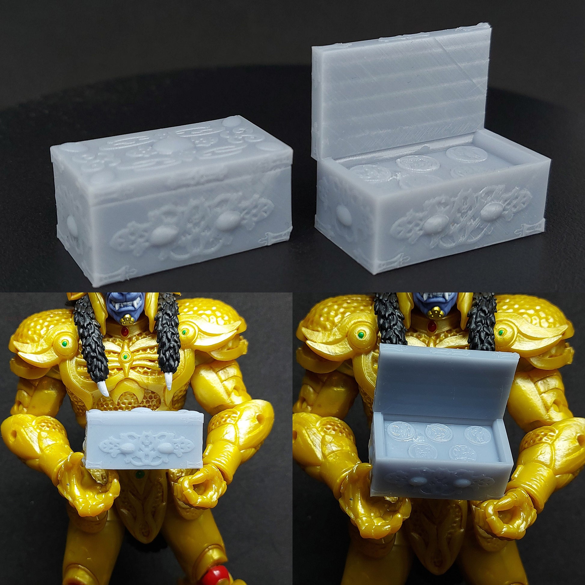 Mighty Morphin Power Rangers - Lightning Collection Accessories - Golder / Grifforzer Coin Box | Created by KBM_Props