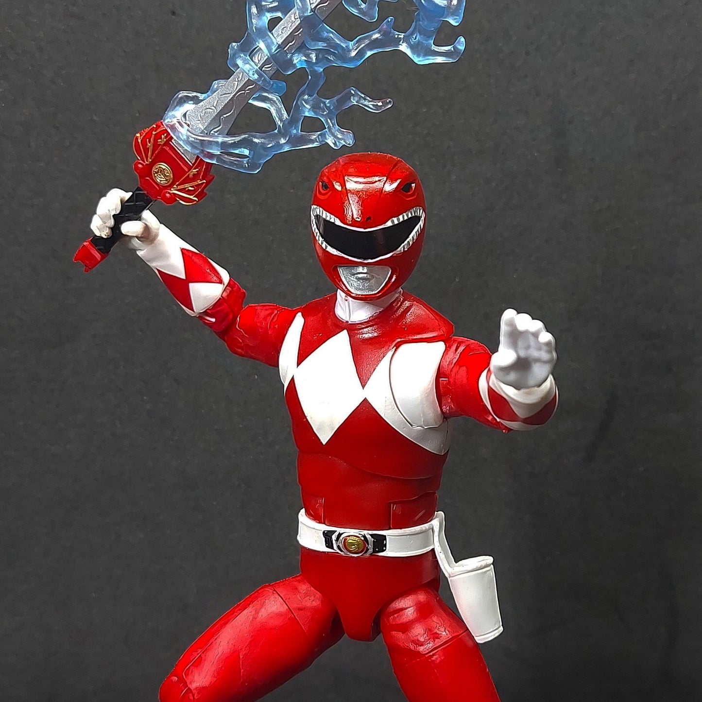 Mighty Morphin Power Rangers - Lightning Collection Red Ranger Painted Helmet Replacement