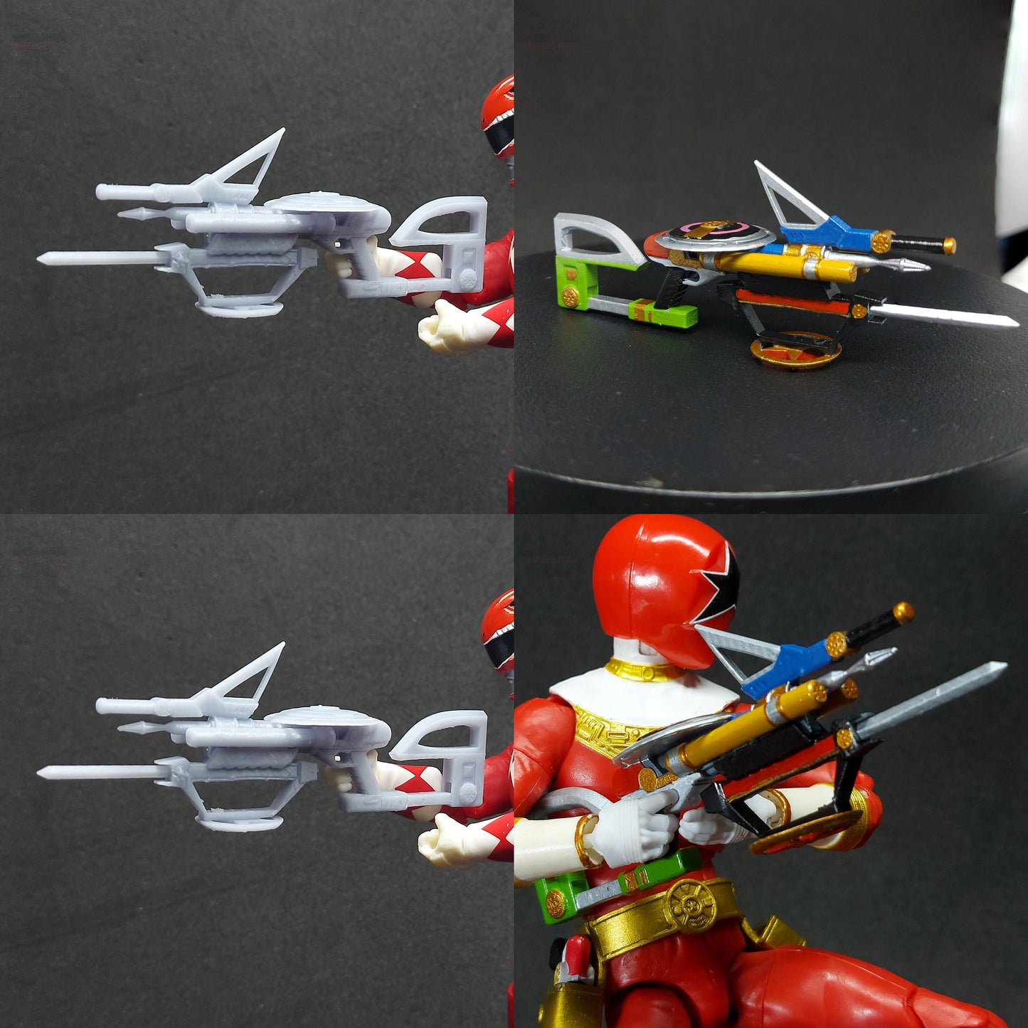 Mighty Morphin Power Rangers - Lightning Collection Accessories - Zeo Blaster / Big Bang Buster | Created by KBM_Props