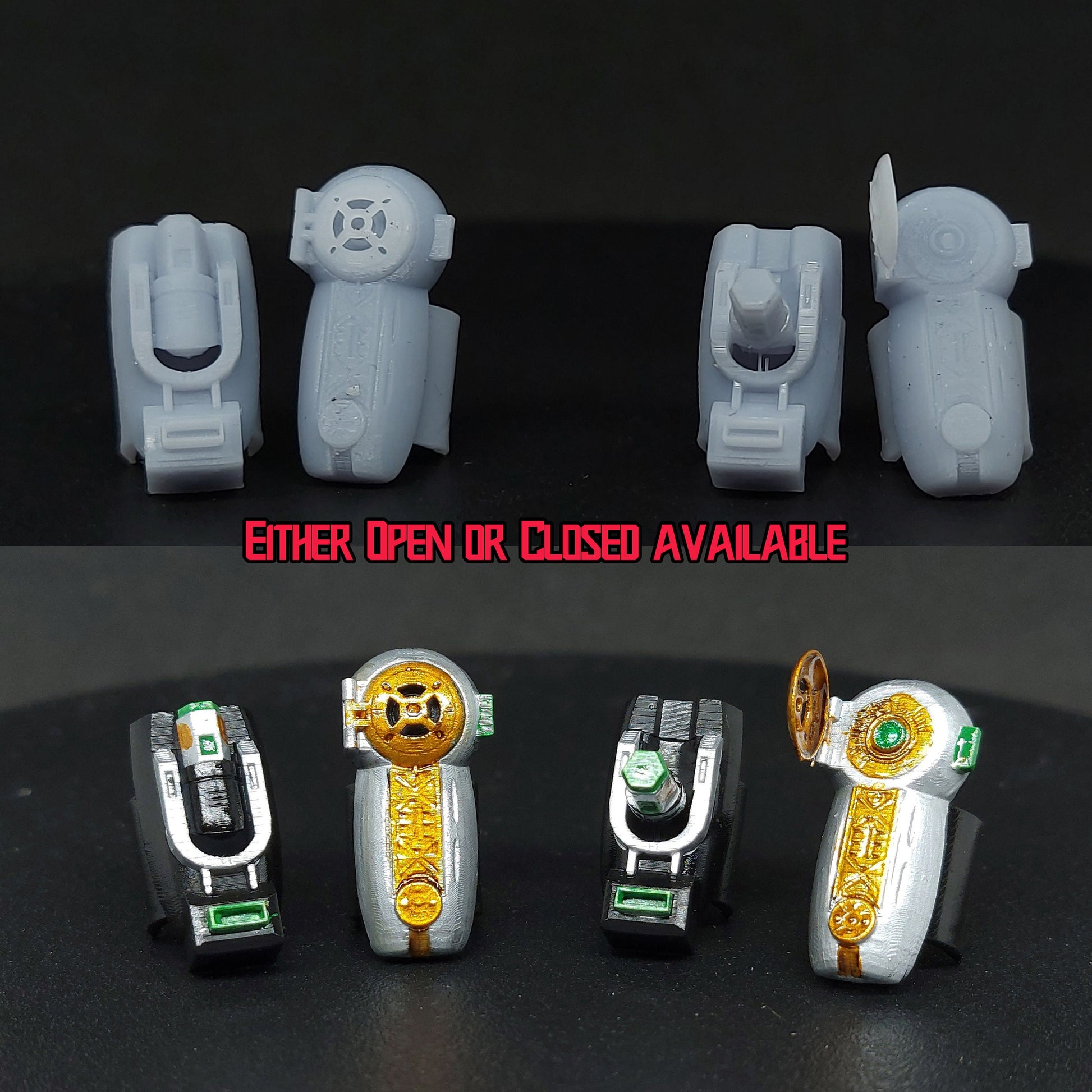 Mighty Morphin Power Rangers - Lightning Collection Accessories - Zeonizers | Created by KBM_Props