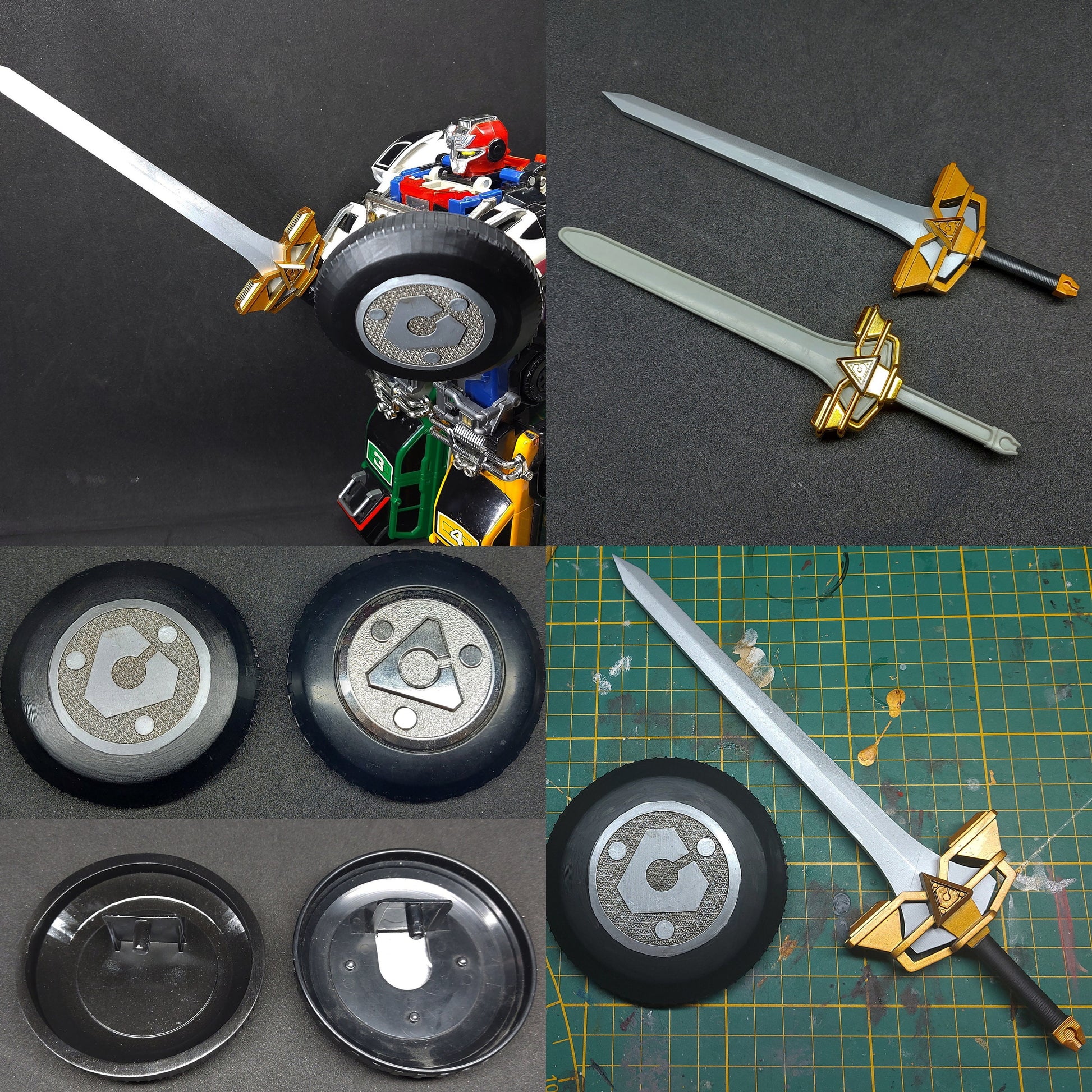 Power Rangers Turbo Deluxe Turbo Megazord 3D Printed Parts [1997]