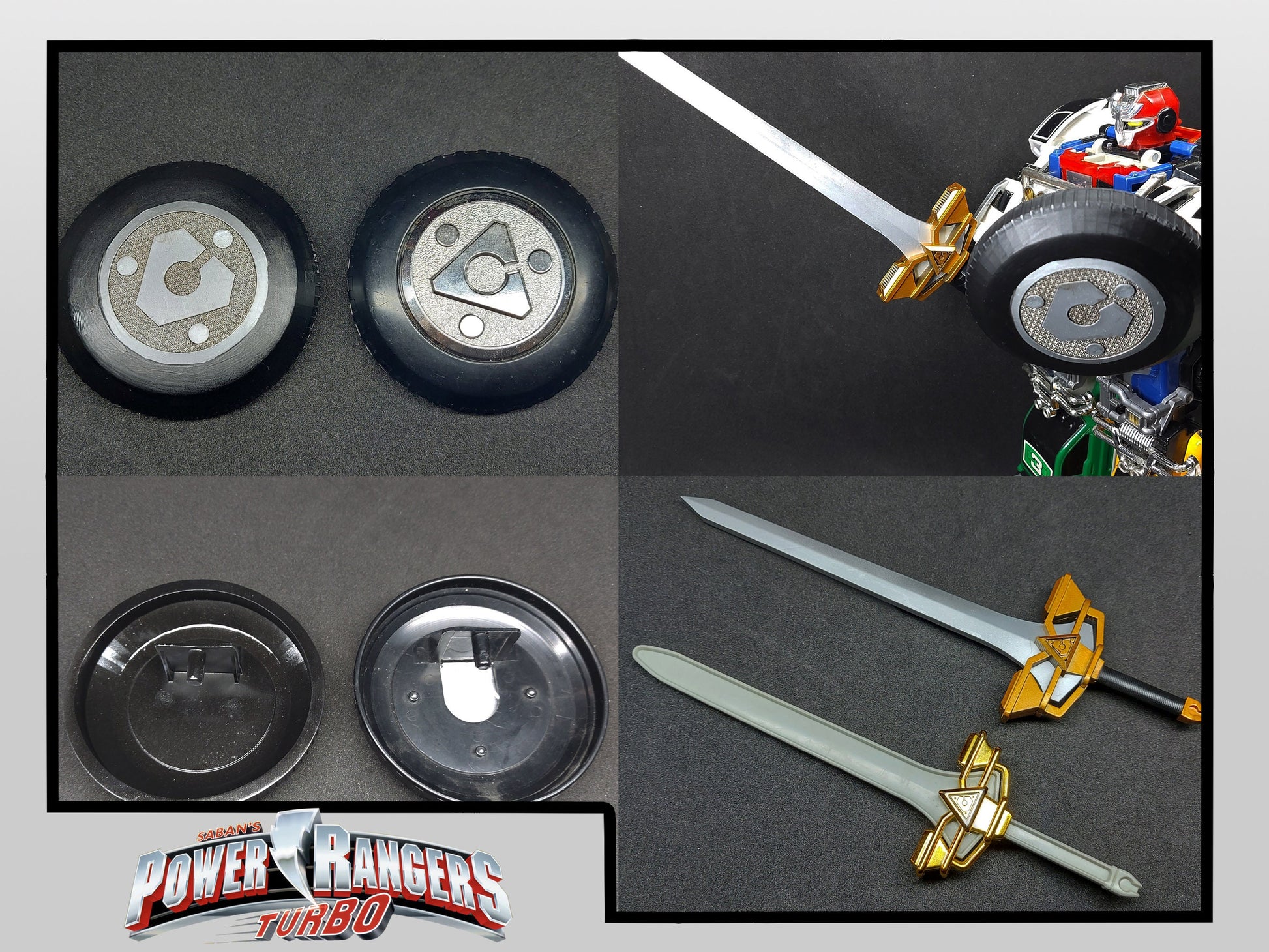 Power Rangers Turbo Deluxe Turbo Megazord 3D Printed Parts [1997]